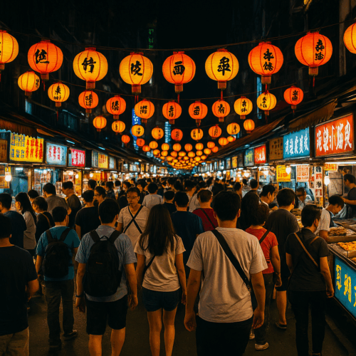 台湾の夜市